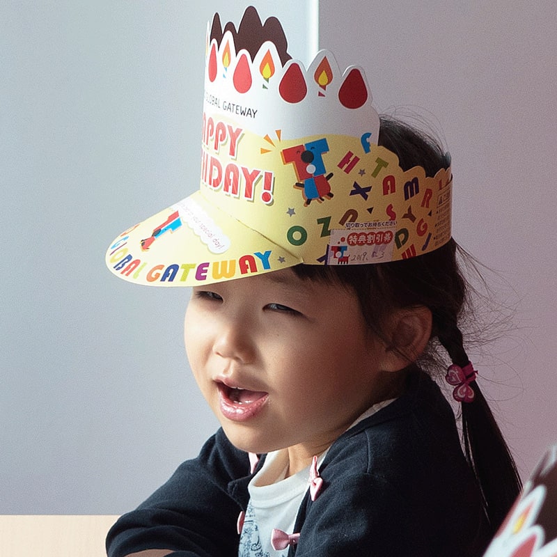 誕生日サンバイザーで今日の主役はあなた!