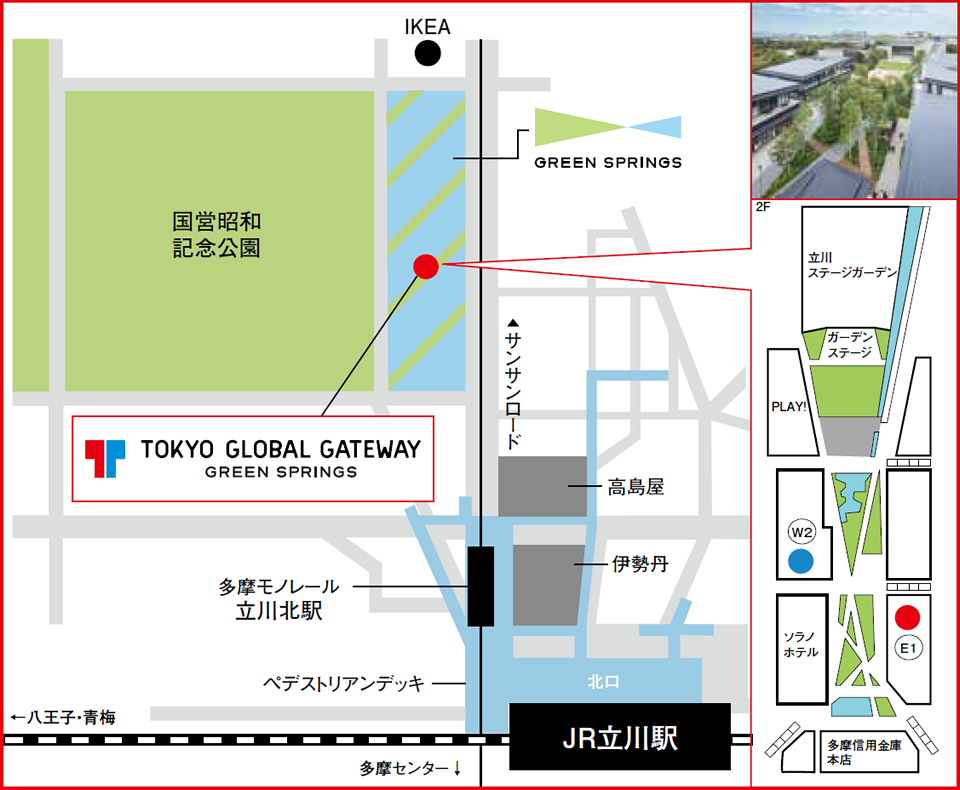 TGG GREEN SPRINGS アクセス/地図