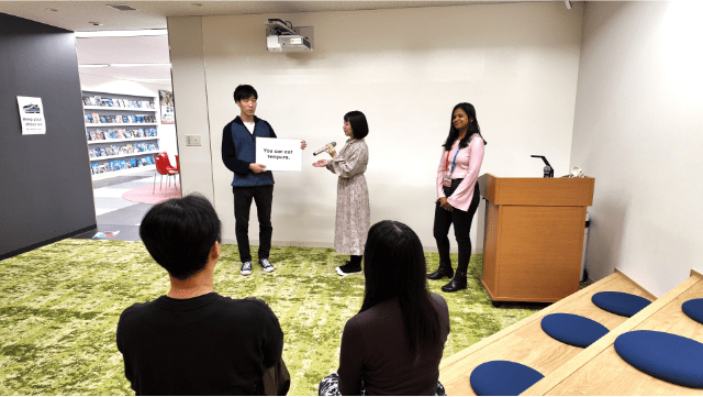 東京の魅力をプレゼンテーション